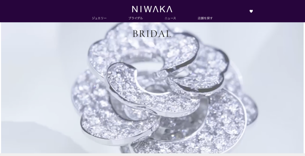 NIWAKAのトップページ画像